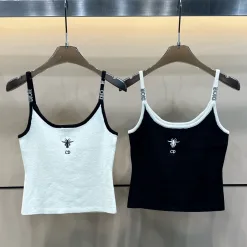 Luxus-Hosenträger aus weißer Strickstickerei von Dior