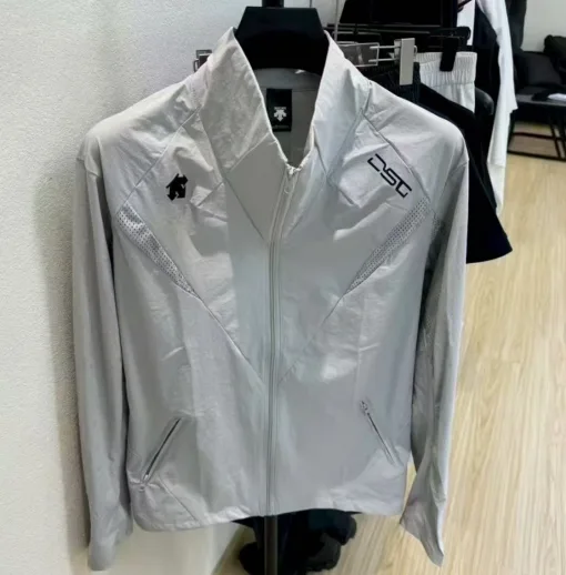 Premium Descente Sonnenschutzkleidung Schwarz Atmungsaktive Kollektion