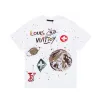 Bestseller: Kurzarmhemd von Louis Vuitton im weißen Leder-Print-Stil