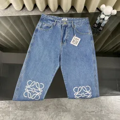 Bestseller Loewe Jeans Denim Logo Style