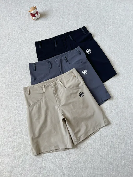 Hochwertige Mammut Shorts Schwarz Casual Luxury