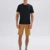 Luxuriöse Salomon Kurzarm-Kollektion aus schwarzer Seide, atmungsaktiv