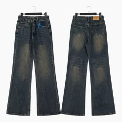 Hochwertige Balenciaga Jeans Orange Cotton Washed Luxury