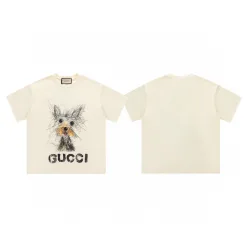 Premium Qualität Gucci Kurzarmhemd Baumwolle Print Luxus