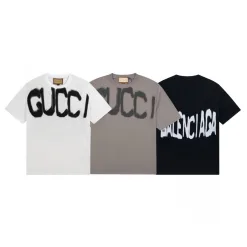 Hochwertiges Gucci Kurzarmhemd Schwarz Baumwolle Print Luxus