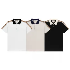 Hochwertiges Gucci Kurzarmhemd Schwarz Baumwolle Klassischer Stil