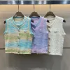Bestseller Chanel Weste Blau Strick Luxus