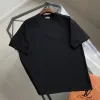 Luxus Dior Kurzarm Schwarz Baumwolle Bestickt Luxus