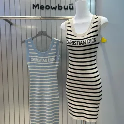 Hochwertige Dior Weste Blaue Monogramm-Kollektion