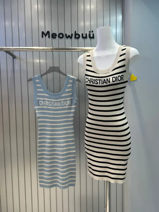 Hochwertige Dior Weste Blaue Monogramm-Kollektion
