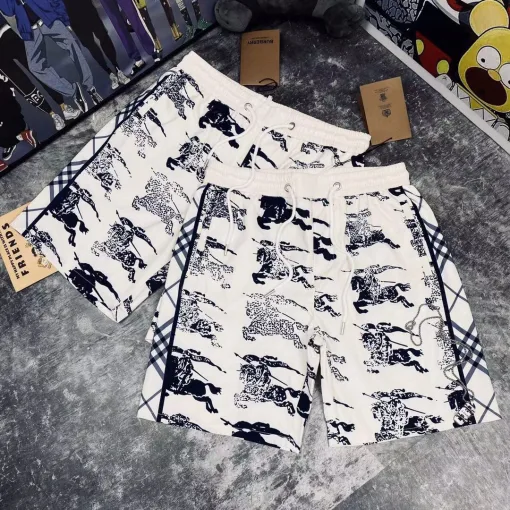 Premium Burberry Shorts Logo Luxus