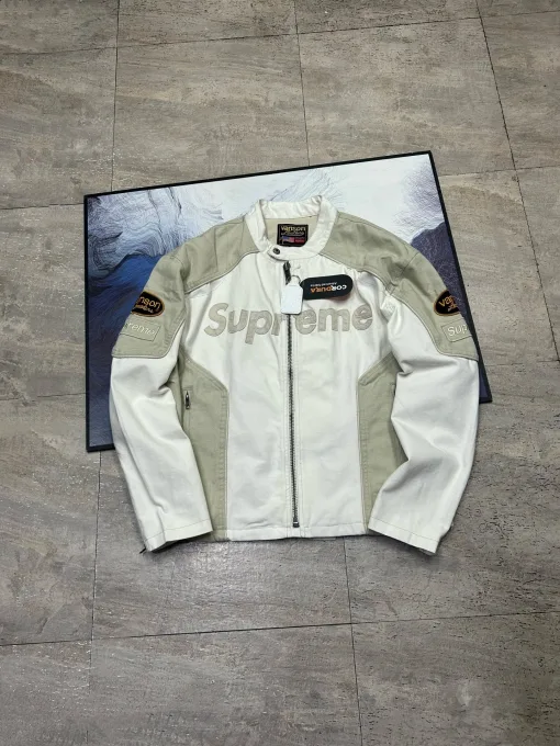 Bestseller Supreme Mantel Schwarz Baumwolle Logo Style