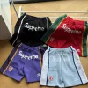 Bestseller Supreme Shorts Schwarz Strick Patchwork Luxus