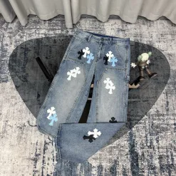 Premium Levi’s Jeans Blau Leder Luxus
