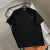 Premium Dior Kurzarm-Logo-Kollektion aus schwarzer Baumwolle