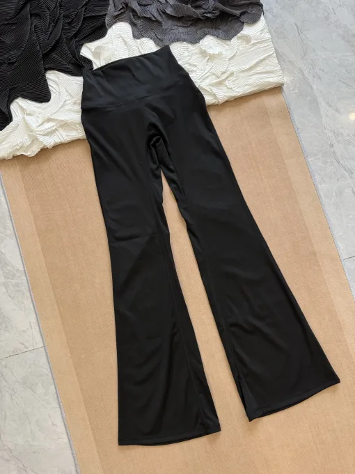 Hochwertige Lululemon Yogahosen Black Calf Casual Kollektion