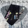 Luxus Chrome Hearts Overalls Schwarzes Leder Vintage Kollektion