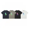 Premium Ralph Lauren Kurzarm Weiß Baumwolle Farbverlauf Stil