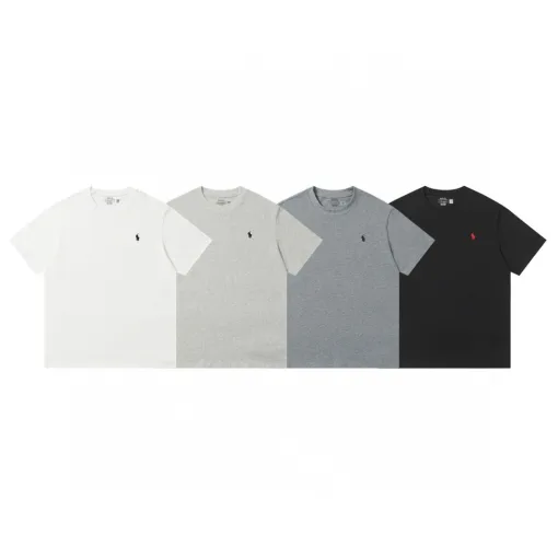 Premium Qualität Ralph Lauren Kurzarm Weiß Baumwolle Klassischer Stil