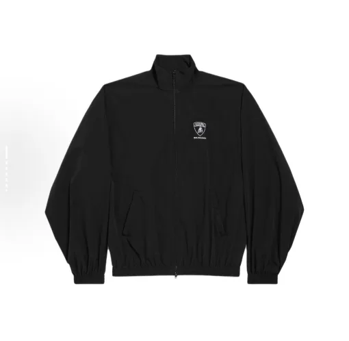 Hochwertige Balenciaga-Mäntel aus Nylon im bestickten Stil