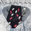 Hochwertige Chrome Hearts Jeans Schwarz Leder Vintage Luxus