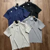 Premium Descente Kurzarm Grün Seide Klassischer Stil