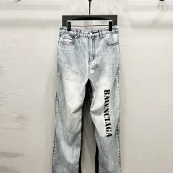 Premium Balenciaga Jeans Washed Luxury