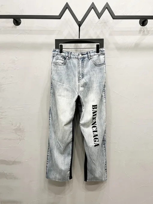 Premium Balenciaga Jeans Washed Luxury