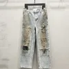 Premium Margiela Jeans Blau Distressed Luxus