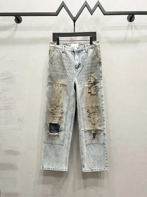 Premium Margiela Jeans Blau Distressed Luxus