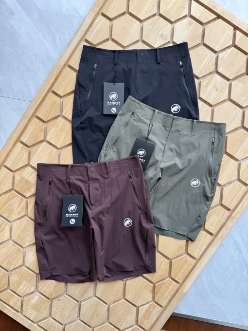 Premium Qualität Mammoth Shorts Schwarz Polyester Casual Luxury