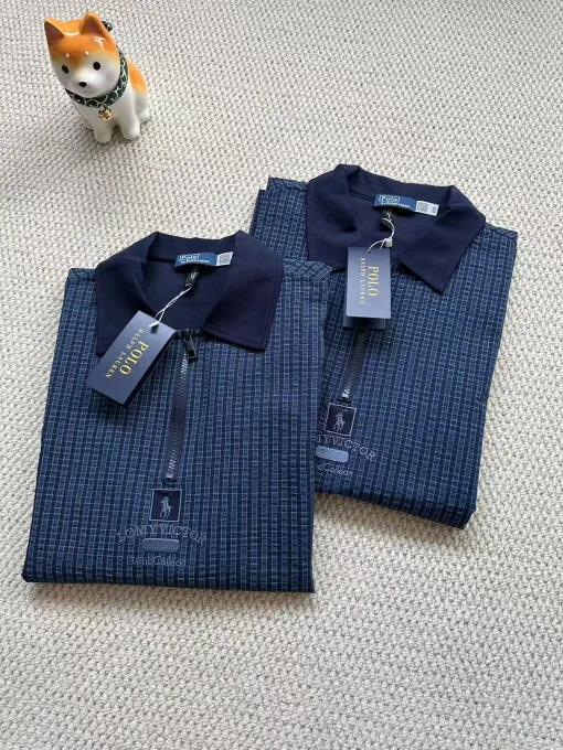 Luxus-Jeans von Ralph Lauren in Blau aus Baumwolle im klassischen Stil