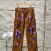 Luxus Chrome Hearts Overalls Braun Leder Luxus