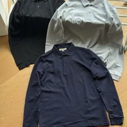 Burberry Langarmshirt in Premiumqualität aus schwarzer Baumwolle, klassische Kollektion