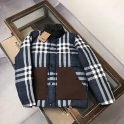 Bestseller Burberry Daunenjacken Khaki Nylon Plaid Style