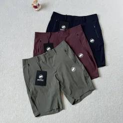 Luxus Mammut Shorts Schwarz Polyester Casual Luxus