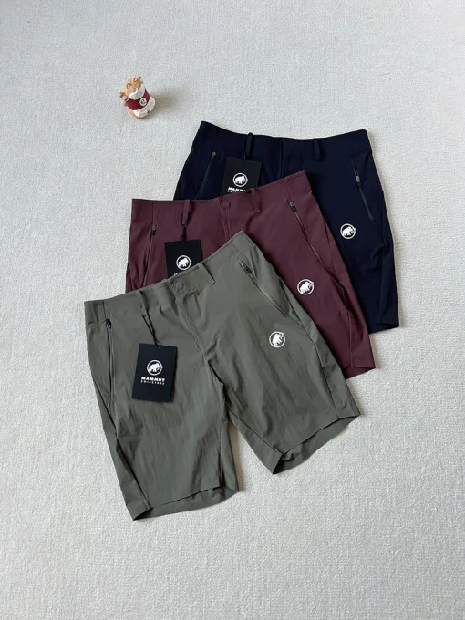 Luxus Mammut Shorts Schwarz Polyester Casual Luxus