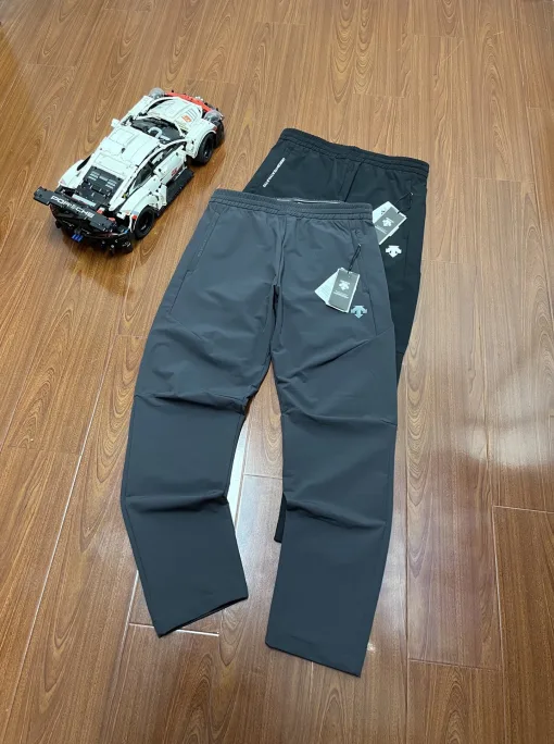 Bestseller Descente Hose Schwarz Nylon Logo Luxus