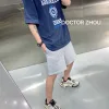 Hochwertiges Balenciaga T-Shirt Navy Classic Style