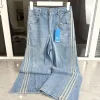 Bestseller Adidas Jeans Blau Baumwolle Klassischer Stil