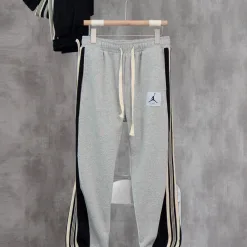 Jordan Jogginghose in Premiumqualität, schwarze Baumwolle, klassische Kollektion