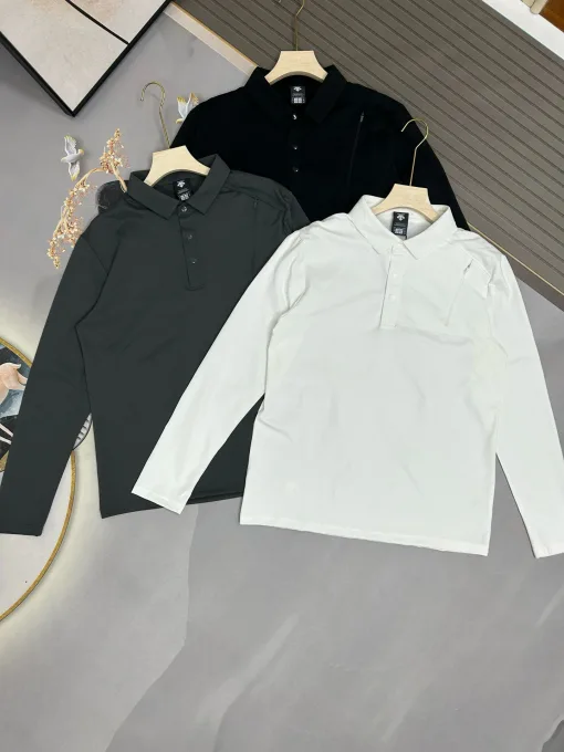 Hochwertiges Descente Langarmshirt in Schwarz aus der Urban Collection