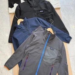 Luxus-Patagonia-Jacke in Schwarz, Strickkollektion
