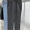 Luxus-Hosen von Louis Vuitton aus der Jacquard-Kollektion in weißem Denim