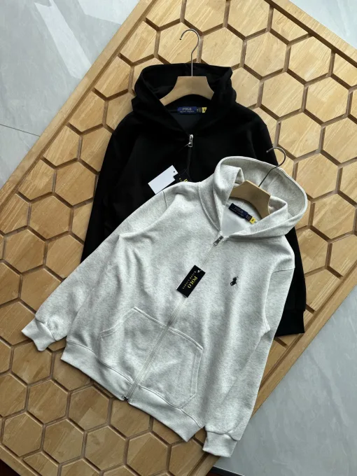 Hochwertige Ralph Lauren Jacken Schwarze Baumwolle Classic Collection