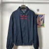 Luxus-Mantel von Ralph Lauren im roten Denim-Waschungsstil