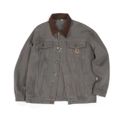 Premium Carhartt Mäntel Schwarz Denim Vintage Style