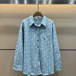 Bestseller Dior Hemd Blue Denim Monogramm Kollektion