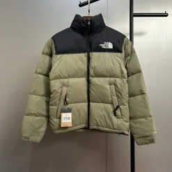 Hochwertige The North Face Daunenjacke Grün Classic Luxury