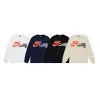 Luxus-Langarmshirts von Nike aus weißer Baumwolle